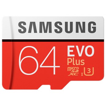 Карта памяти SAMSUNG Micro SDXC EVO Plus 64GB