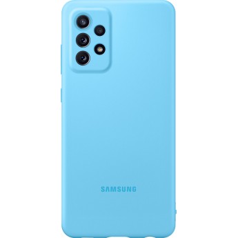 Чехол SAMSUNG Silicone Cover для Galaxy A72 Blue (EF-PA725TLEGRU)