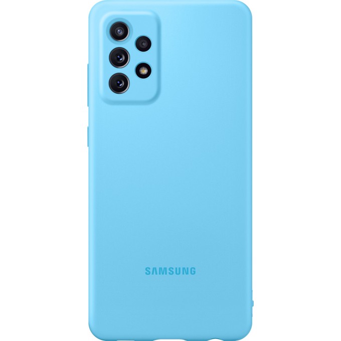 Чехол SAMSUNG Silicone Cover для Galaxy A72 Blue (EF-PA725TLEGRU) 100028174170