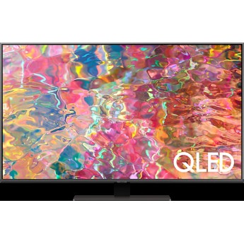 Телевизор SAMSUNG QLED QE55Q80BAUXCE (2022), 55"(140 см), UHD 4K