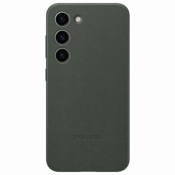 Чехол Leather Case для Galaxy S23 Green