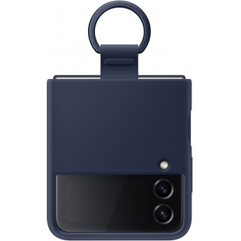 Чехол для SAMSUNG Galaxy Z Flip4 Silicone Ring Navy (EF-PF721TNEG)