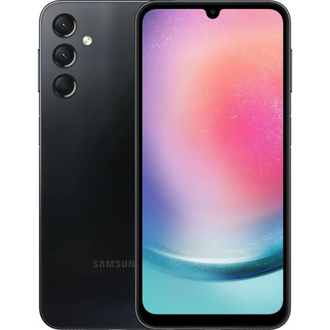 Смартфон SAMSUNG Galaxy A24 SM-A245F 128Gb 6Gb black 3G 4G 6.4" And13 802.11 100056636209