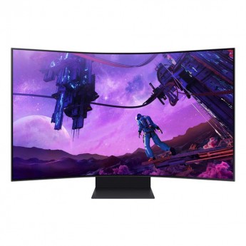 55" Монитор SAMSUNG Odyssey Ark S55CG97WNI чёрный 165Hz UHD 4K VA Mini LED HDMI Has Pivot