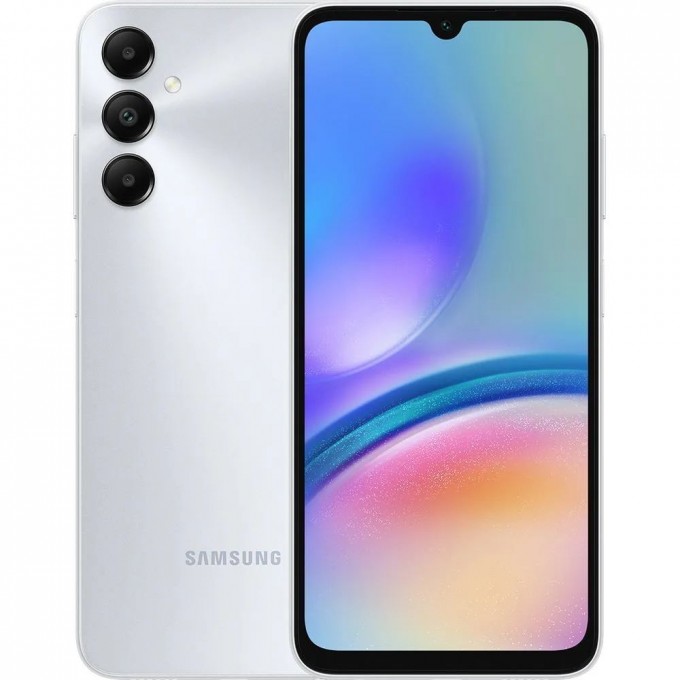 Смартфон SAMSUNG Galaxy A05s 4Gb, 128 Gb, серебристый 100067692961