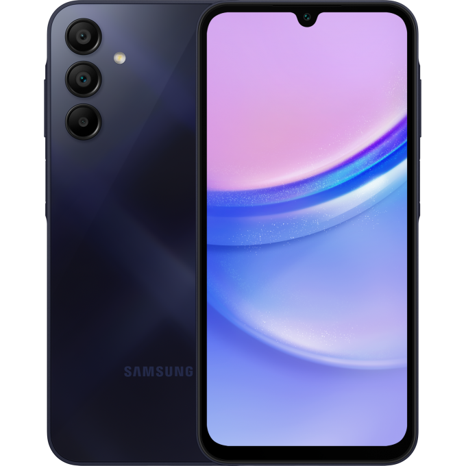 Смартфон SAMSUNG Galaxy A15 4G 4/128 ГБ, Dual nano SIM, темно-синий 102618366326