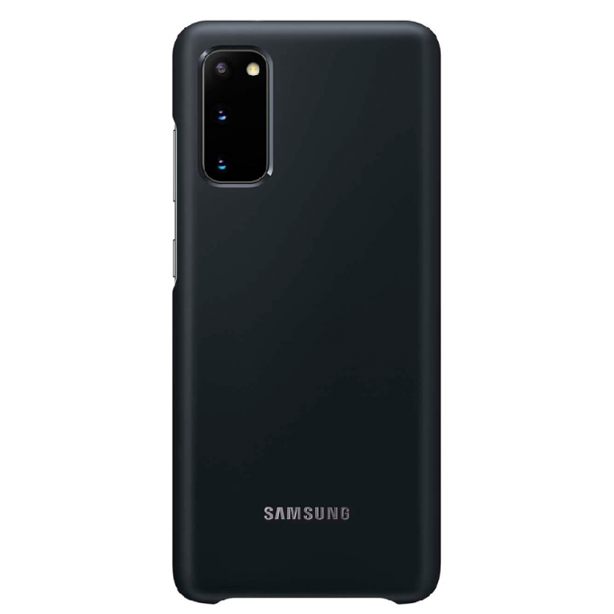 Пластиковая накладка для SAMSUNG Galaxy S20 Smart LED Cover черная 2045128