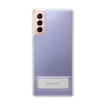 Чехол-накладка SAMSUNG Clear Standing Cover S21+ прозрачный (EF-JG996CTEGRU)