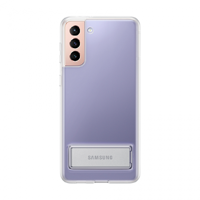 Чехол-накладка SAMSUNG Clear Standing Cover S21+ прозрачный (EF-JG996CTEGRU) 2360719