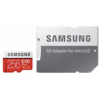 Карта памяти SAMSUNG microSD 256GB EVO Plus 130MB/s