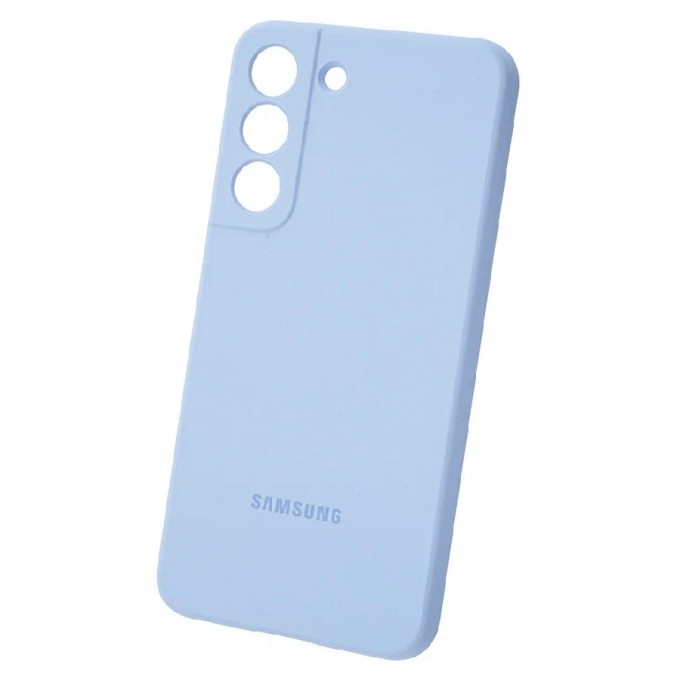 Силиконовая накладка для SAMSUNG Galaxy S22 Silicone Cover голубой 4957451