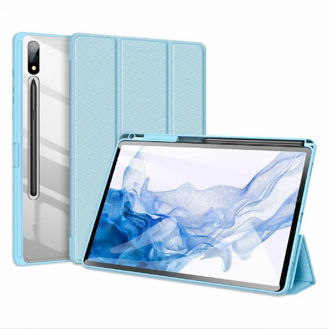 Чехол книжка DUX DUCIS Toby Series для SAMSUNG Galaxy Tab S9+ голубая 5042833