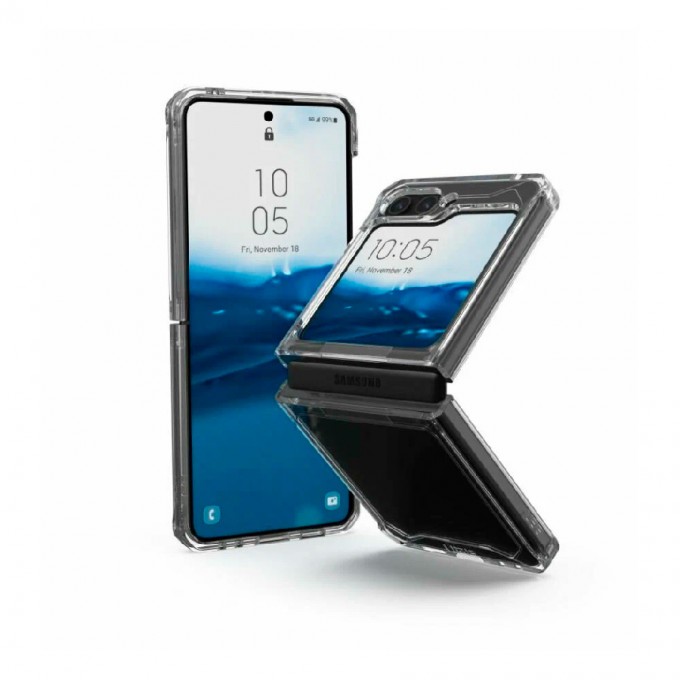 Противоударная накладка UAG PLYO для SAMSUNG Galaxy Z Flip 5 прозрачный (Ice) 5043367