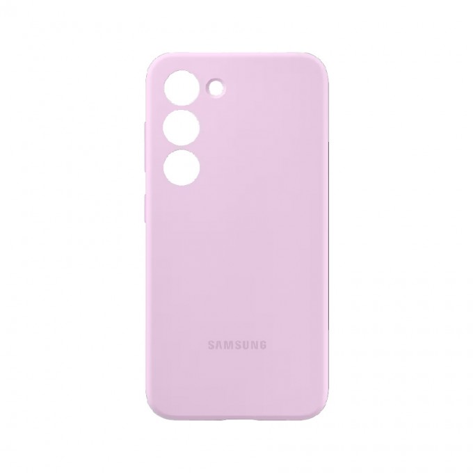 Силиконовая накладка Silicone Case для SAMSUNG Galaxy S23 Plus лавандовый Deluxe 5043814