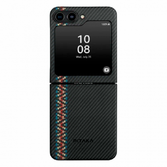 Кевларовая накладка Pitaka Fusion weaving Magez Case3 для SAMSUNG Galaxy Flip5 Rhapsody