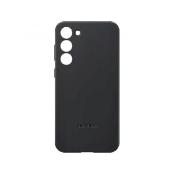 Кожаная накладка SAMSUNG Leather Case для Galaxy S23 Plus черная SZ