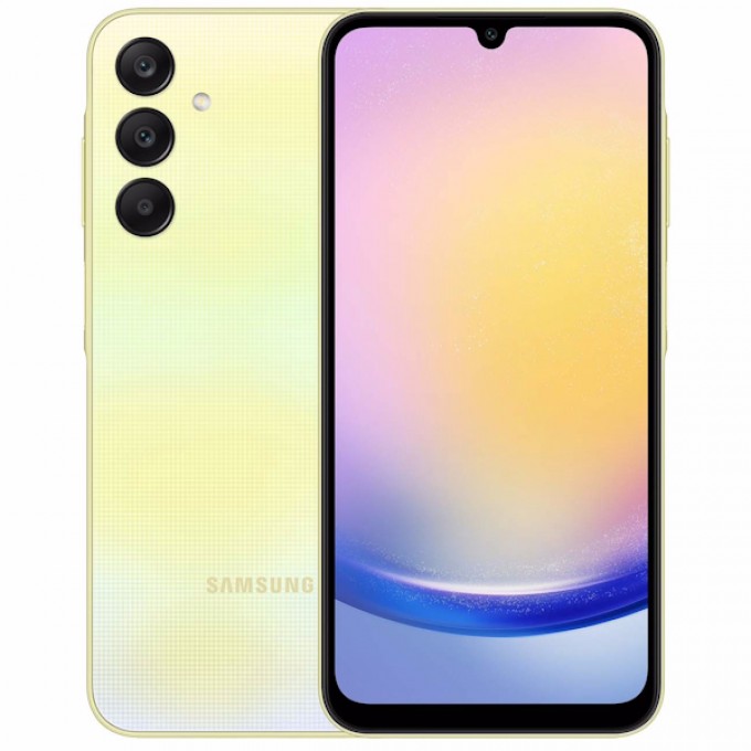 Мобильный телефон SAMSUNG Galaxy A25 6/128Gb yellow (желтый) 5055986