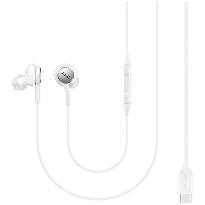 Наушники SAMSUNG Type-C Earphones Sound By AKG EO-IC100 white (белые) 5060951