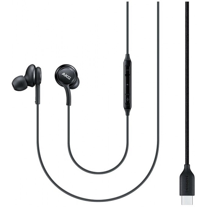 Наушники SAMSUNG Type-C Earphones Sound By AKG EO-IC100 black (черный) 5060952