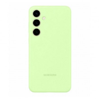 Пластиковая накладка Silicone Case для SAMSUNG Galaxy S24 лайм SZ