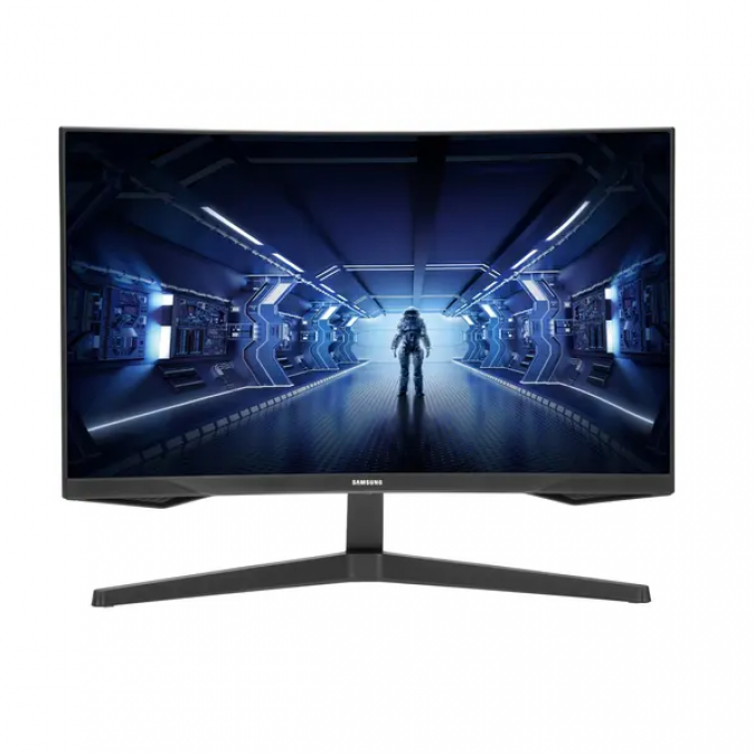 27" Монитор SAMSUNG Odyssey G5 черный 144Hz 2560х1440 VA C27G55TQBI