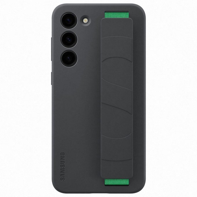 Чехол SAMSUNG Silicone Grip Case S23+, чёрный, EF-GS916TBEGRU