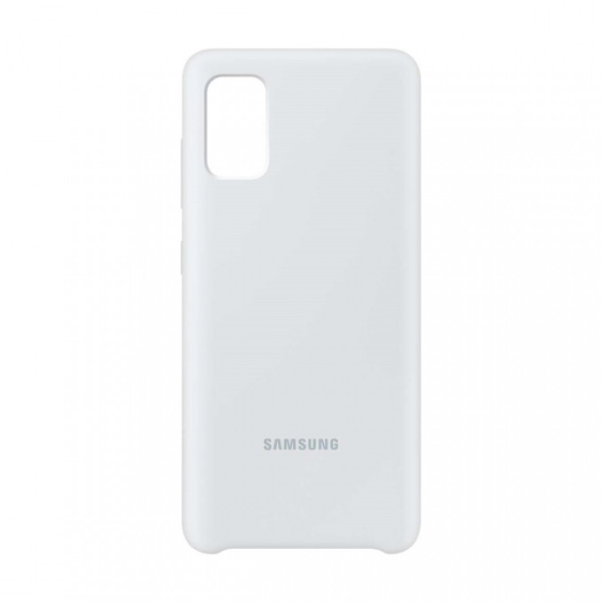 Чехол SAMSUNG Silicone Cover для Galaxy A41 White EF-PA415TWEGRU