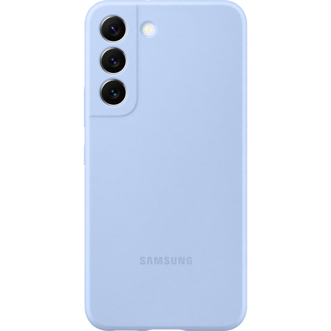 Чехол SAMSUNG Silicone R0 Artic Blue () EF-PS901TLEGRU