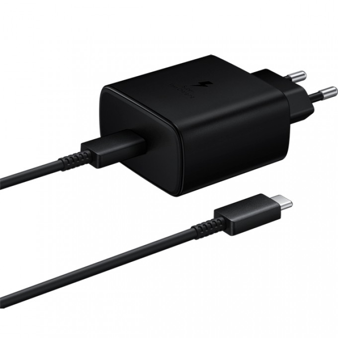 Сетевое зарядное устройство SAMSUNG EP-TA845, 1 USB Type-C, 3 A, () black EP-TA845XBEGRU