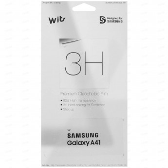 Защитная пленка для экрана SAMSUNG Wits для SAMSUNG Galaxy A41 прозрачная, 1 шт