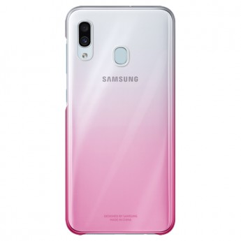 Чехол (клип-кейс) SAMSUNG Gradation Cover для SAMSUNG Galaxy A30 розовый (EF-AA305CPEGRU)