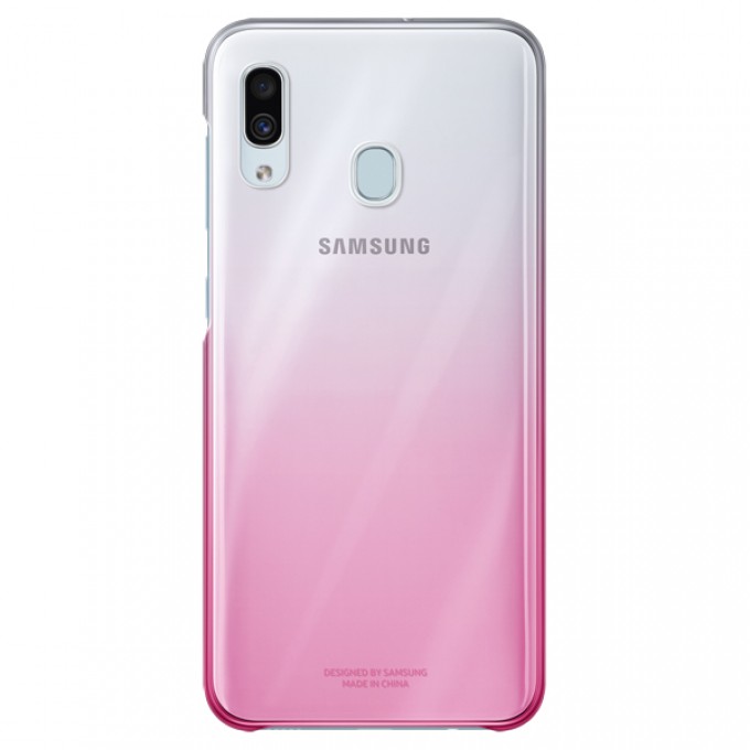 Чехол (клип-кейс) SAMSUNG Gradation Cover для SAMSUNG Galaxy A30 розовый (EF-AA305CPEGRU) GRADATION COVER DLYA A30, PINK