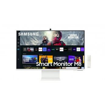 32" Монитор SAMSUNG M8 LS32CM801UI белый 60Hz 3840x2160 VA