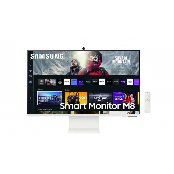 32" Монитор SAMSUNG M8 LS32CM801UI белый 60Hz 3840x2160 VA LS32CM801UIXCI