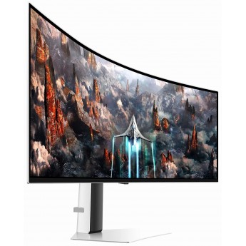 49" Монитор SAMSUNG Odyssey G9 S49CG930SI серебристый 240Hz 5120x1440 OLED