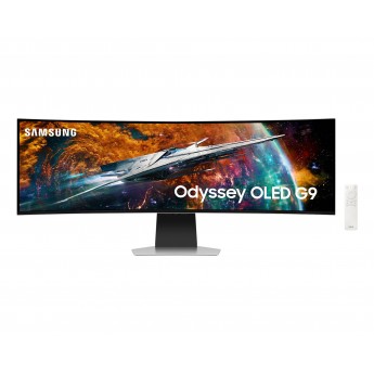 49" Монитор SAMSUNG Odyssey G9 S49CG954SI серебристый 240Hz 5120x1440 OLED