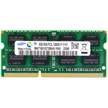 Оперативная память SAMSUNG M471B1G73BH0-YK0 DDR3L 1x8Gb 1600MHz