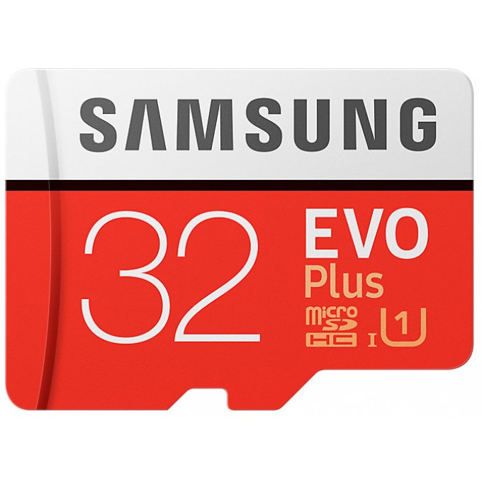 Карта памяти SAMSUNG Micro SDHC EVO Plus MB-MC32GA/RU 32GB MB-MC32GARU