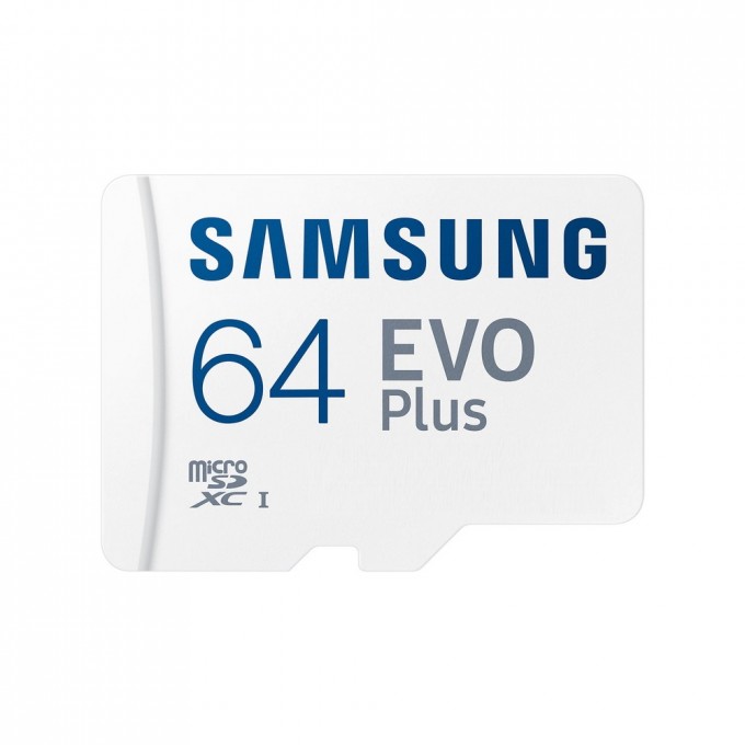 Карта памяти SAMSUNG EVO Plus 64GB microSDXC Class 10 MB-MC64KA/EU