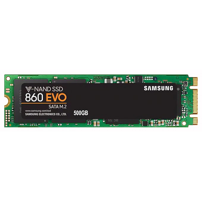 SSD накопитель SAMSUNG 860 EVO M.2 2280 500 ГБ () MZ-N6E500BW