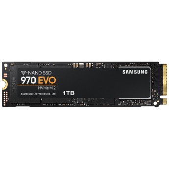 SSD накопитель SAMSUNG 970 EVO M.2 2280 1 ТБ (MZ-V7E1T0BW)