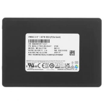 SSD накопитель SAMSUNG PM1653 2.5" 1,92 ТБ (MZILG1T9HCJR-00A07)