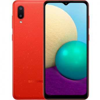 Смартфон SAMSUNG Galaxy A02 2/32GB Red (SM-A022GZRBSER)